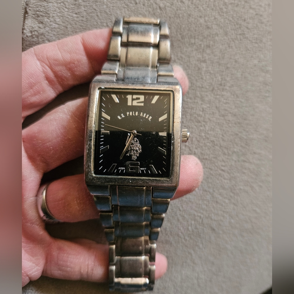 US Polo and Associates Men's Square Watch